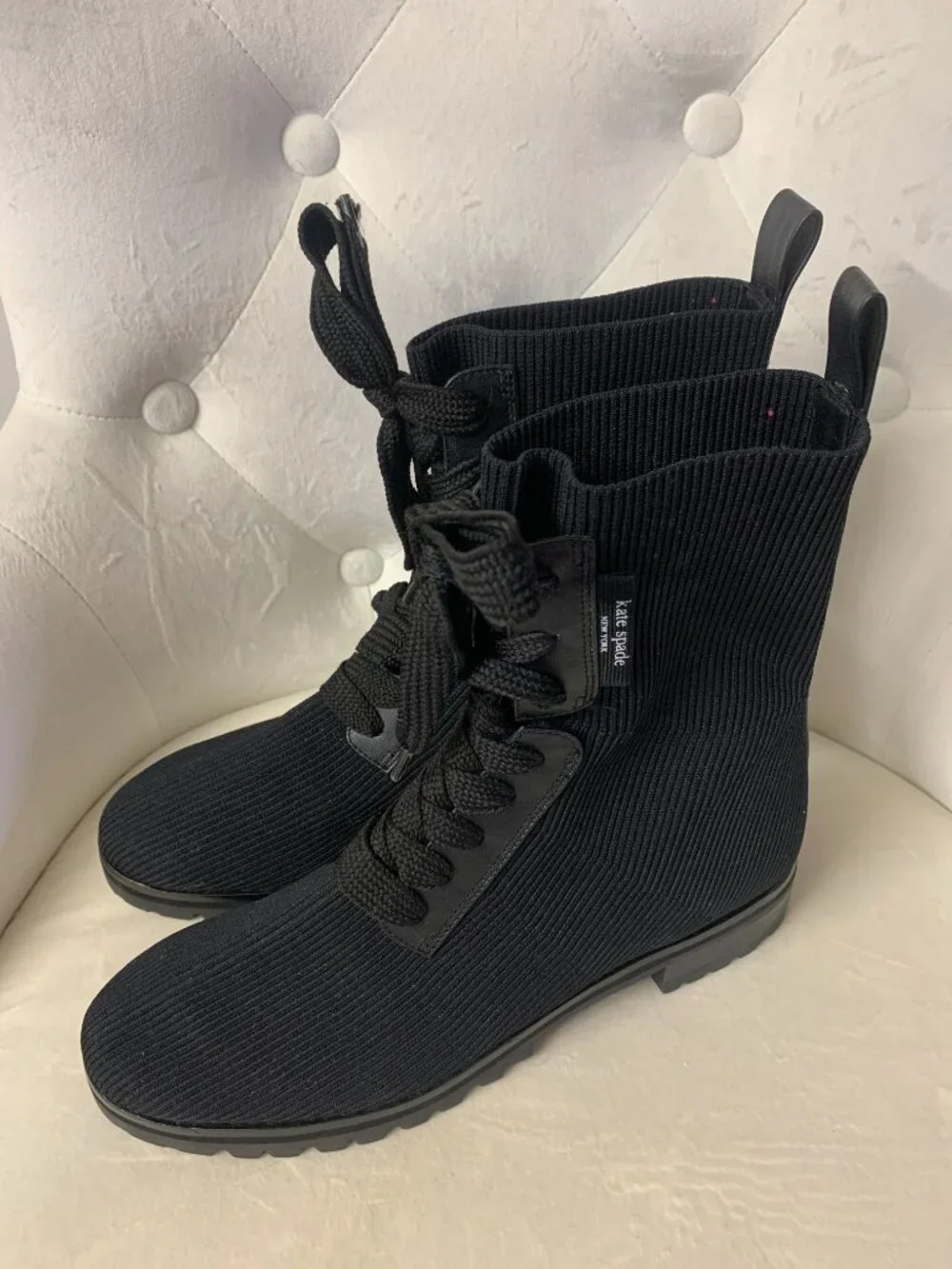 Kate Spade New York Merigue Women's Black Boots SZ 8